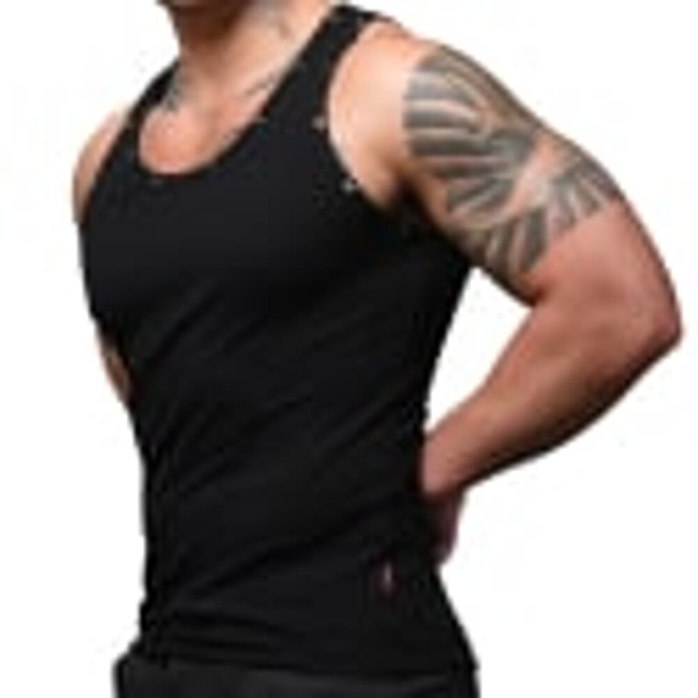 Andrew Christian X-Rated Tank Black Large - Picture 10 of 12